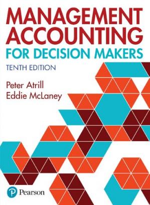 Book cover: Management accounting for decision makers