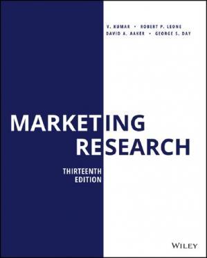 Book cover: Marketing research