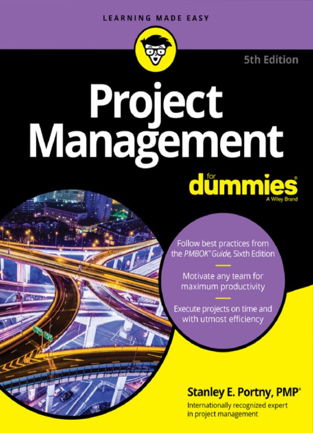 Book cover: Project management for dummies