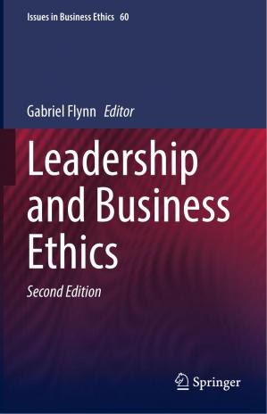 Book cover: Leadership and business ethics