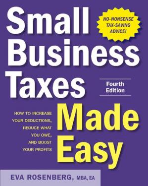 Book cover: Small business taxes made easy