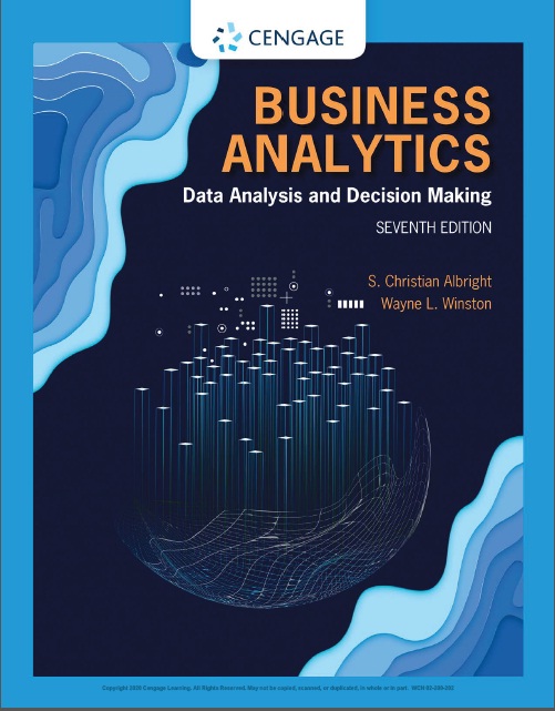 Book cover: Business analytics : data analysis and decision making