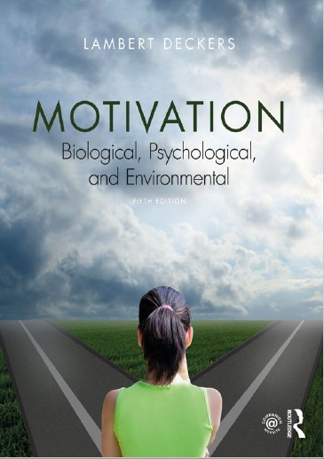 Book cover: Motivation : biological, psychological, and environmental