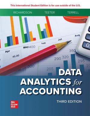 Book cover: Data analytics for accounting