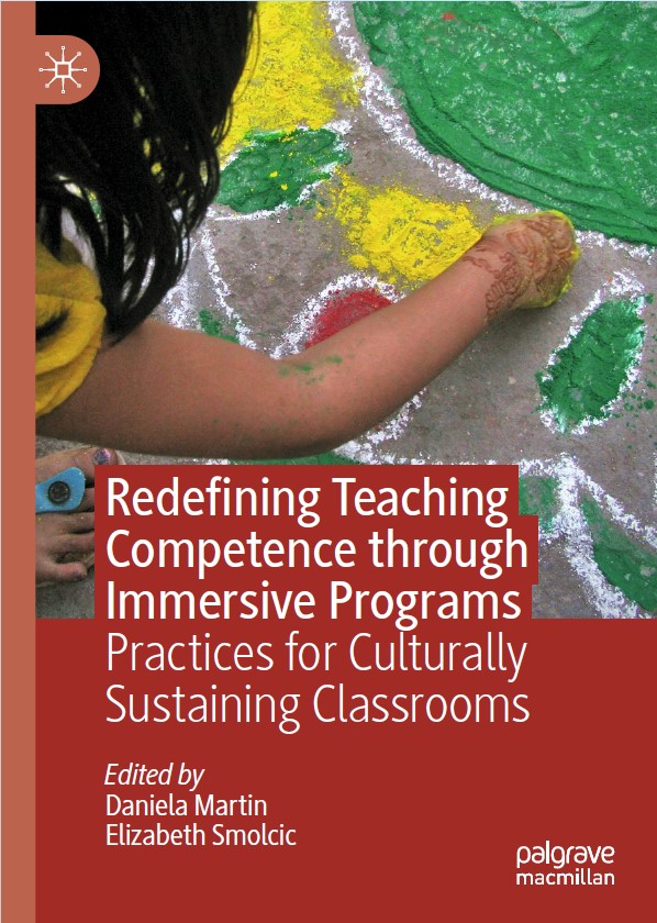 Book cover: Redefining teaching competence through immersive programs: practices for culturally sustaining classrooms.