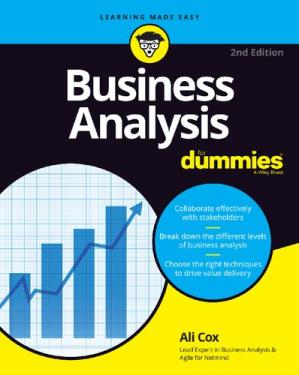 Book cover: Business analysis for dummies