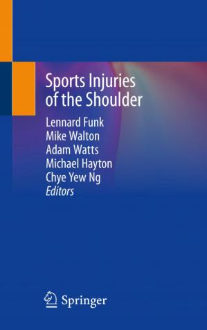Book cover: Sports injuries of the shoulder
