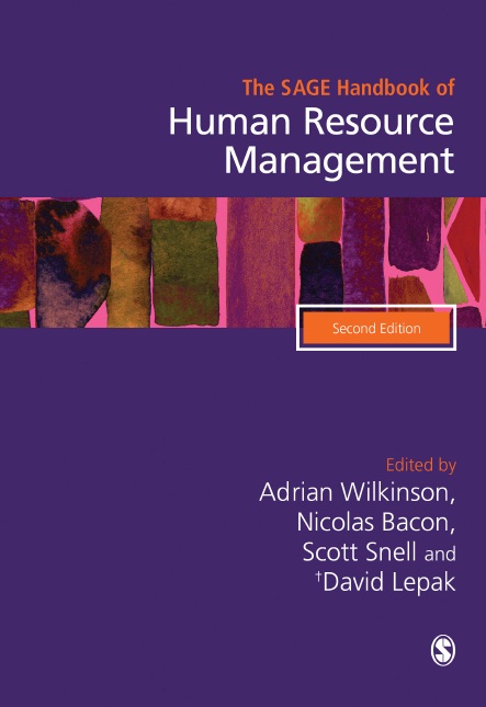 Book cover: The Sage handbook of : human resource management
