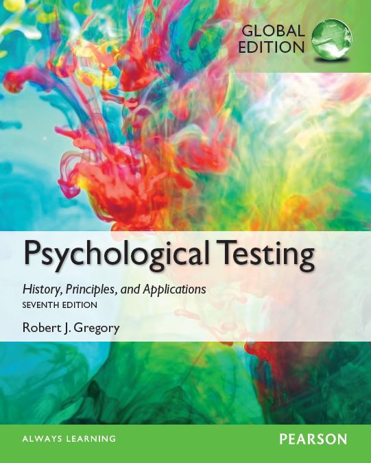 Book cover: Psychological testing: history, principles, and applications