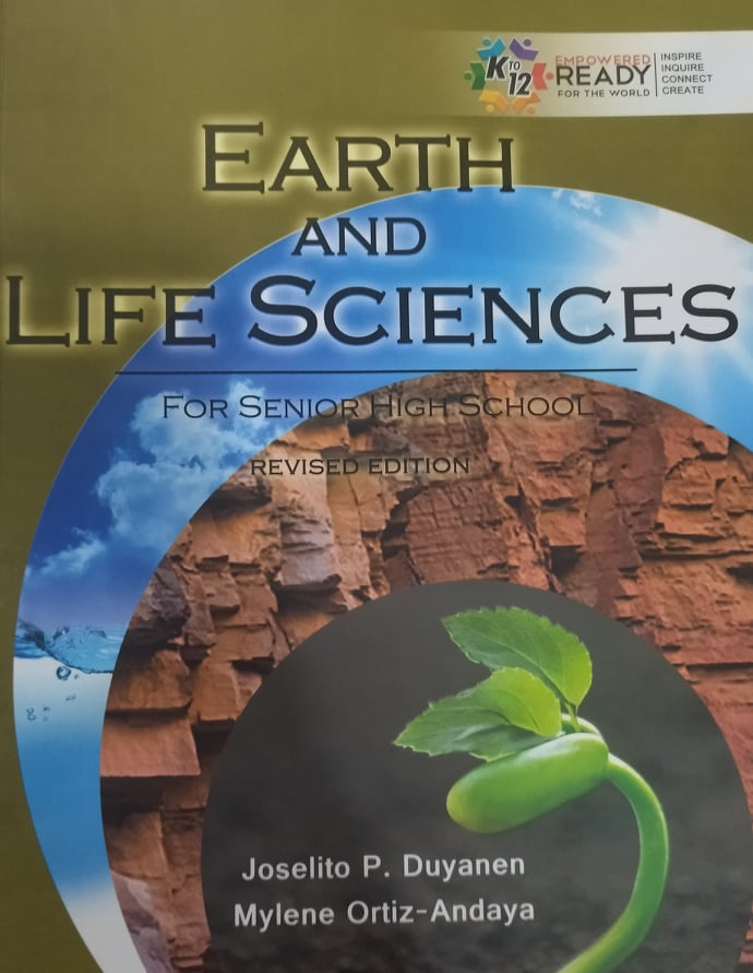 Book cover: Earth and life sciences for senior high school