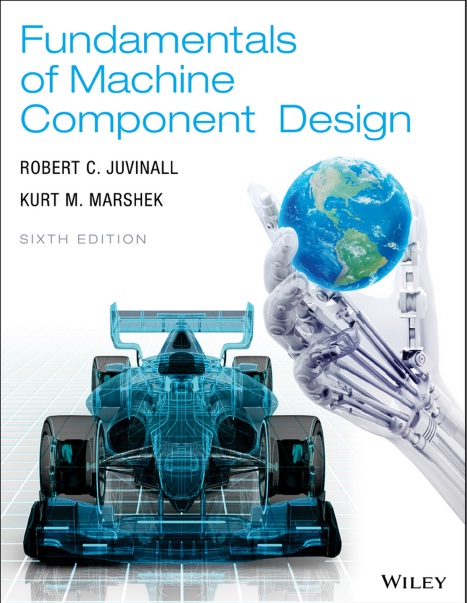 Book cover: Fundamentels of machine component design