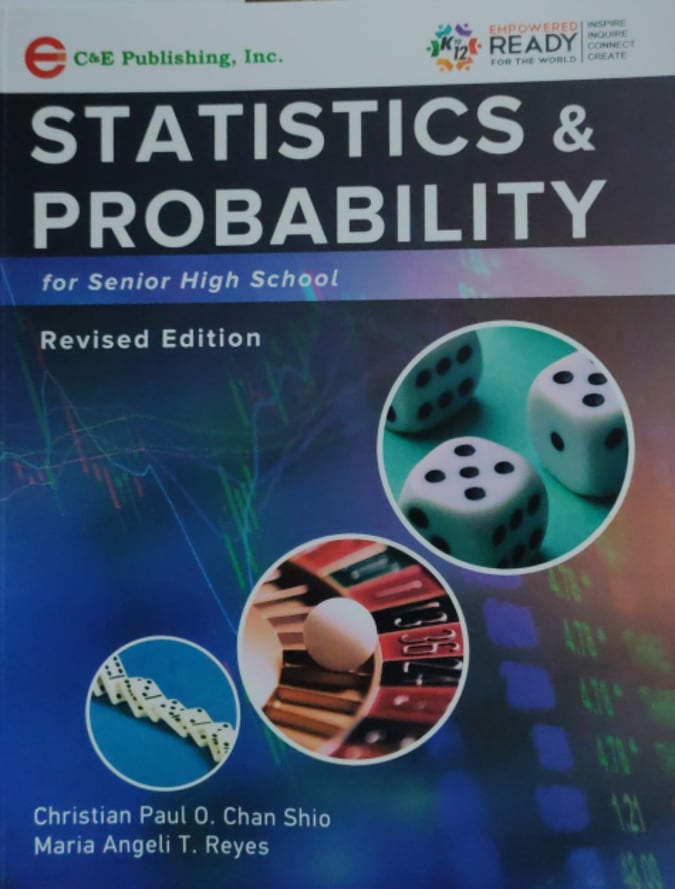 Book cover: Statistics & probability for senior high school