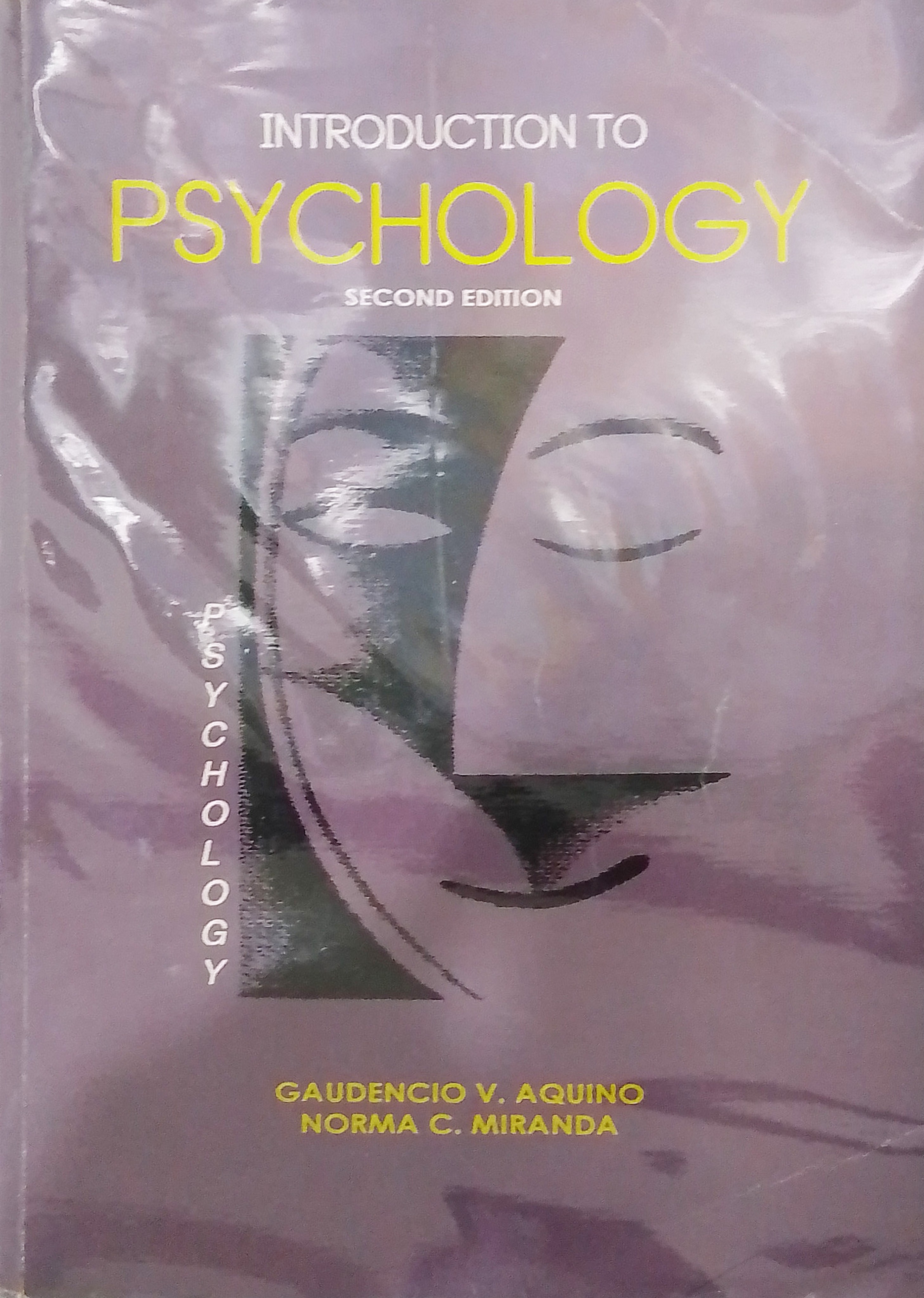 Book cover: Introduction to psychology.