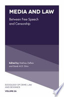 Book cover: Media and law : between free speech and censorship
