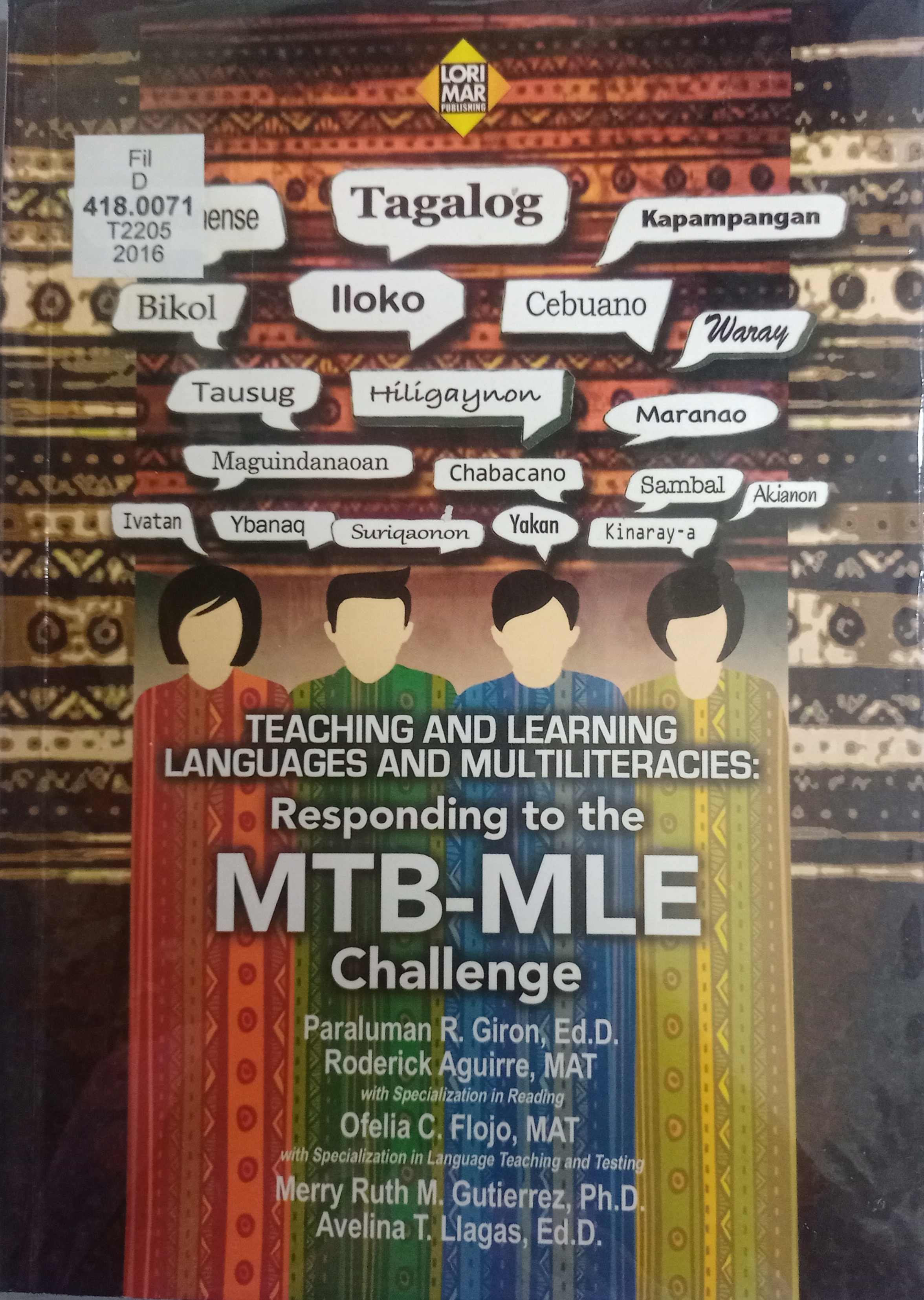 Book cover: Teaching and learning languages and multiliteracies: responding to the MTB-MLE challenge