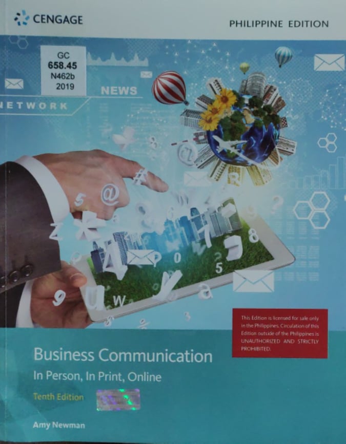 Book cover: Business communication in person in print online