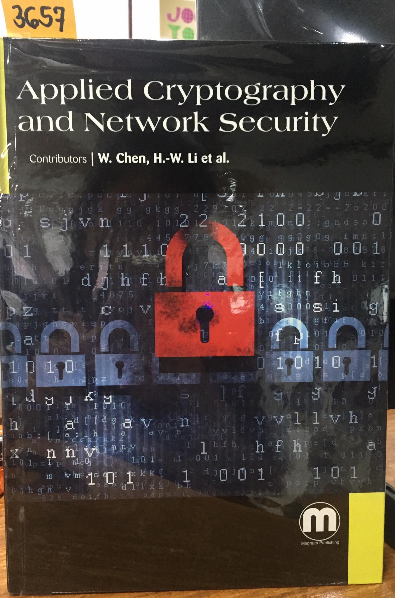 Book cover: Applied cryptography and network security