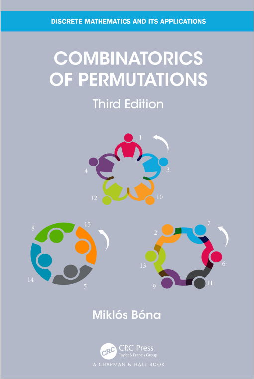 Book cover: Combinatorics of permutations