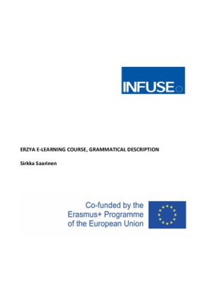 Book cover: Erzya e-learning course, grammatical description