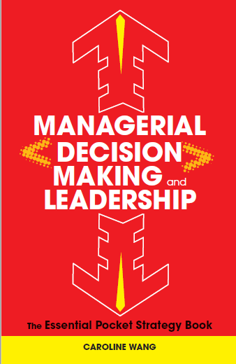 Book cover: Managerial decision making and leadership : the essential pocket strategy book