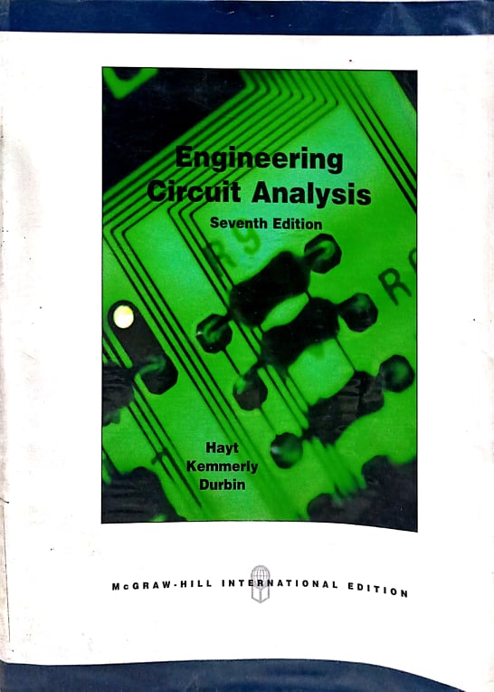 Book cover: Engineering circuit analysis