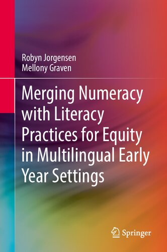 Book cover: Merging numeracy with literacy practices for equity in multilingual early year settings