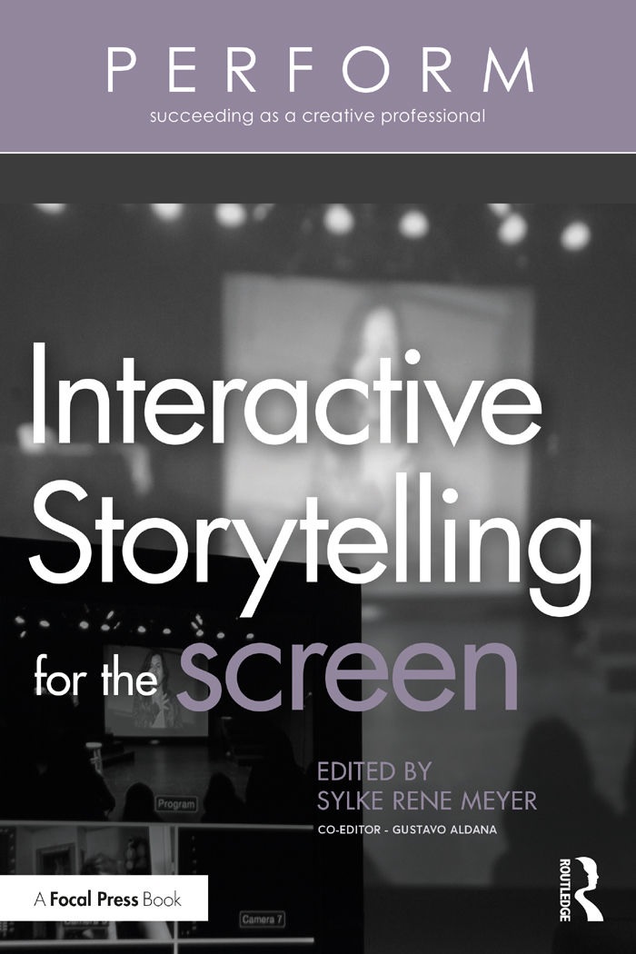 Book cover: Interactive storytelling for the screen