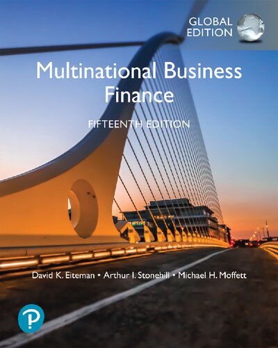 Book cover: Multinational business finance
