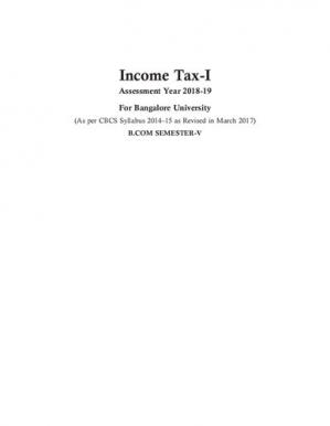 Book cover: Income tax-i