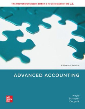 Book cover: Advanced accounting