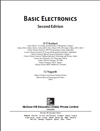 Book cover: Basic electronics