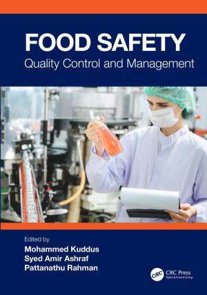 Book cover: Food safety quality control and management