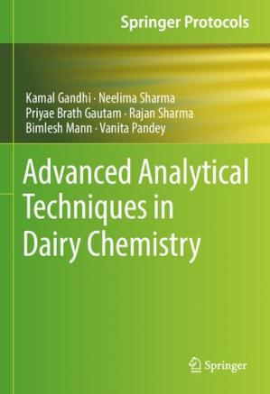 Book cover: Advanced analytical techniques in dairy chemistry