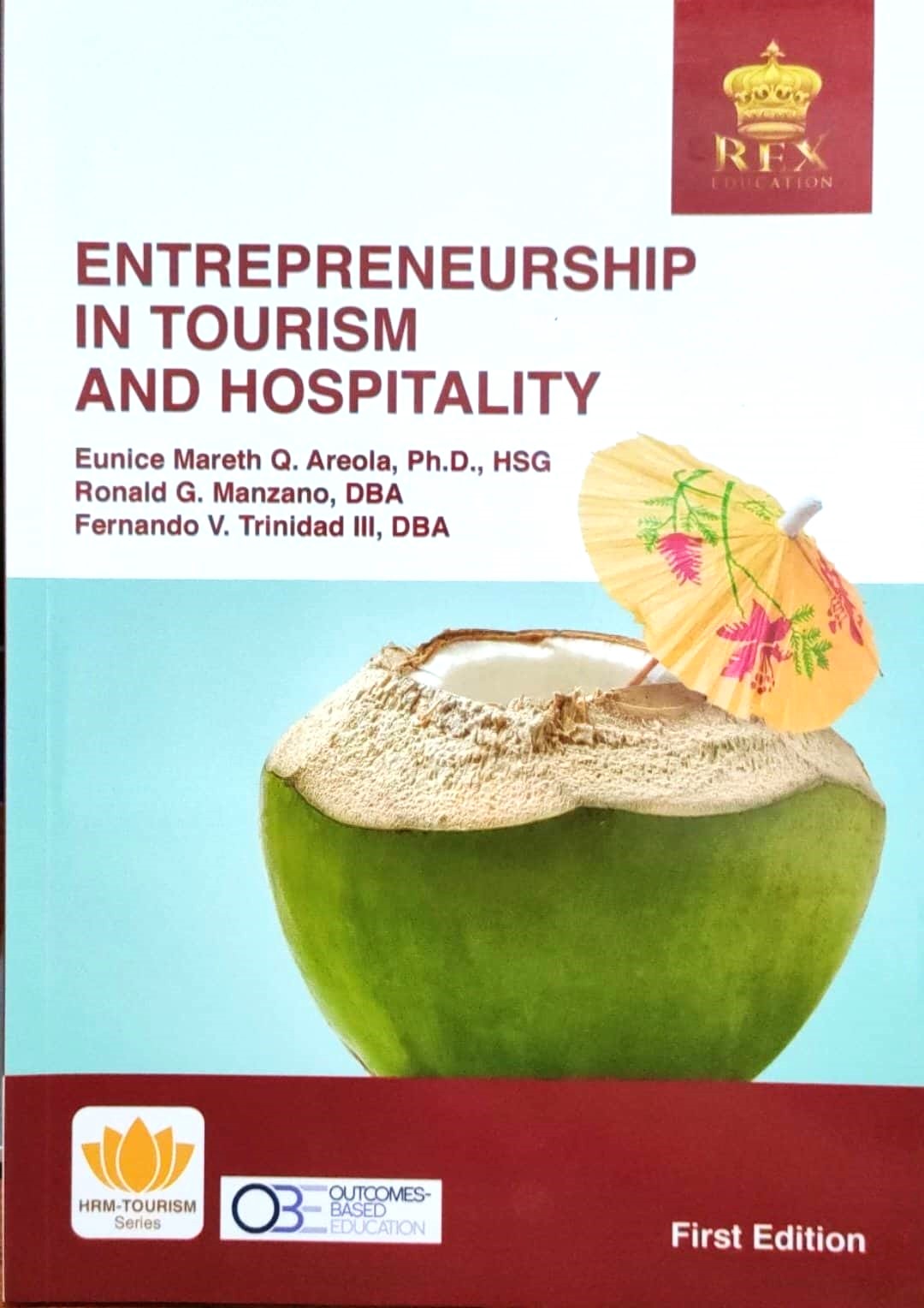 Book cover: Entrepreneurship in tourism and hospitality.