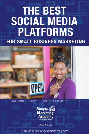 Book cover: The Best social media platforms for small business marketing