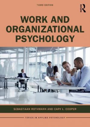 Book cover: Work and organizational psychology