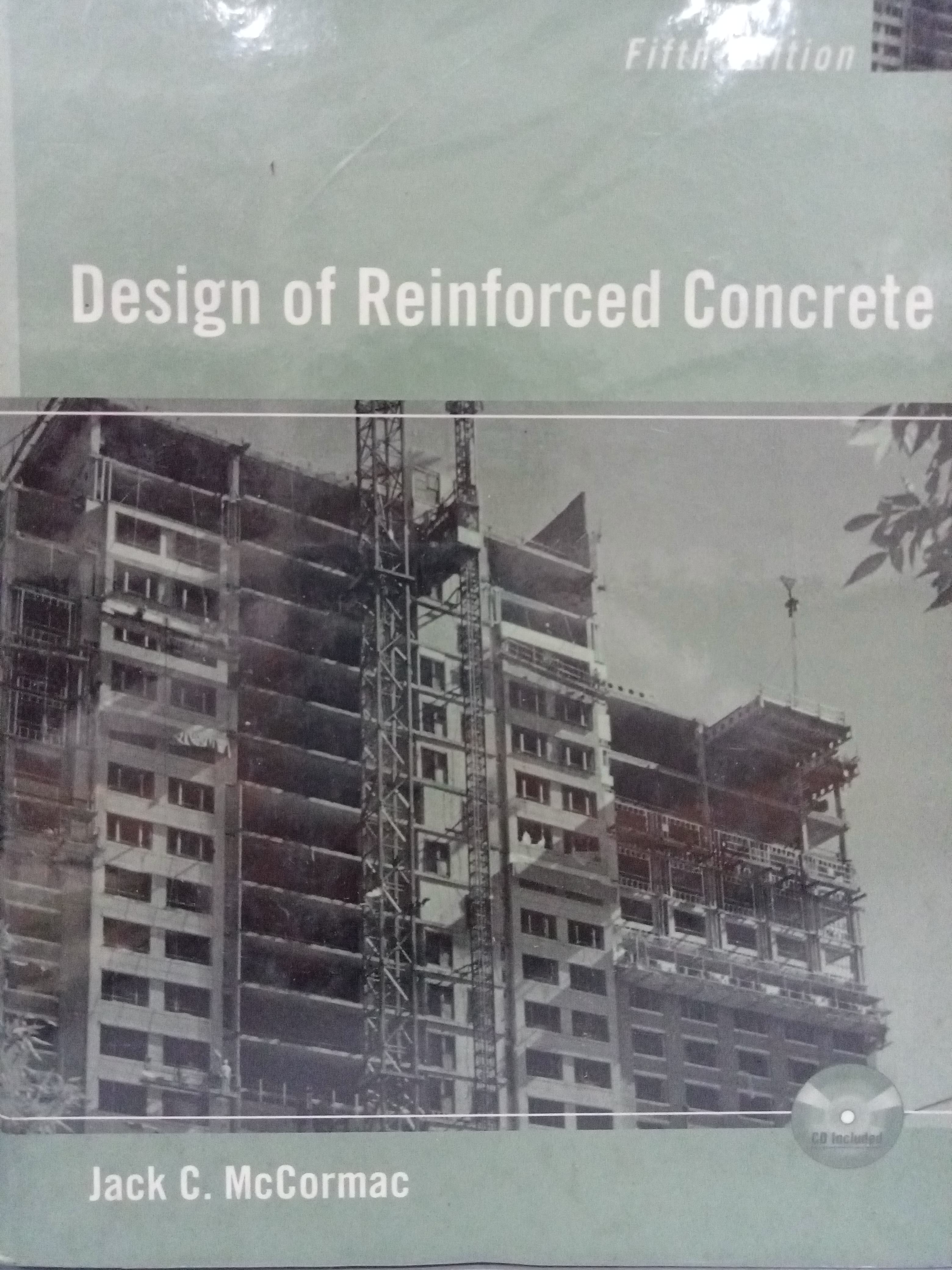 Book cover: Design of reinforced concrete