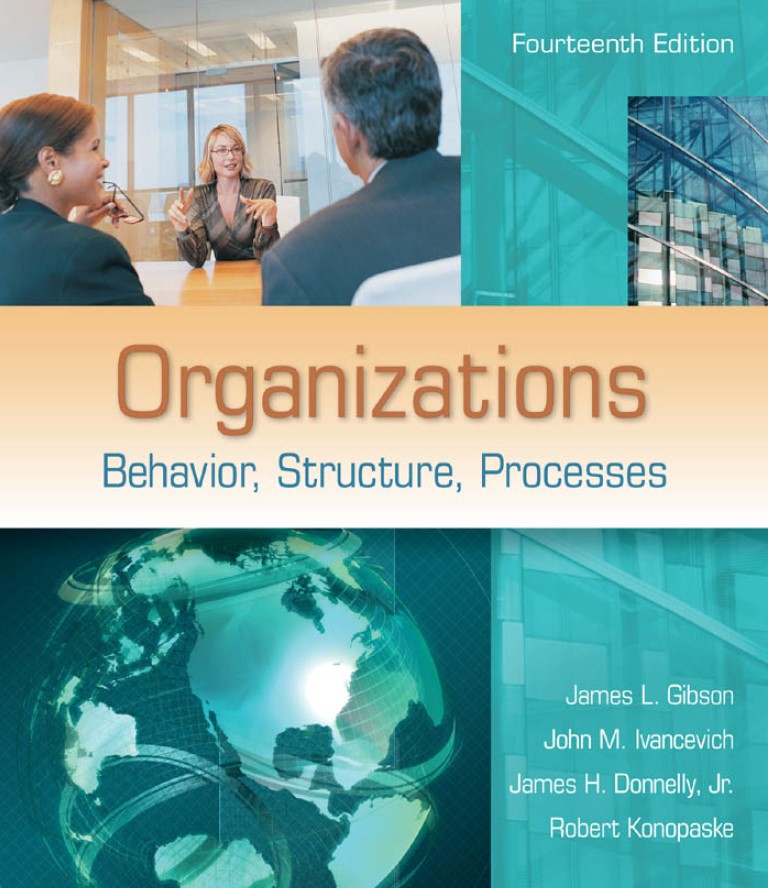Book cover: Organizations : behavior, structure, processes