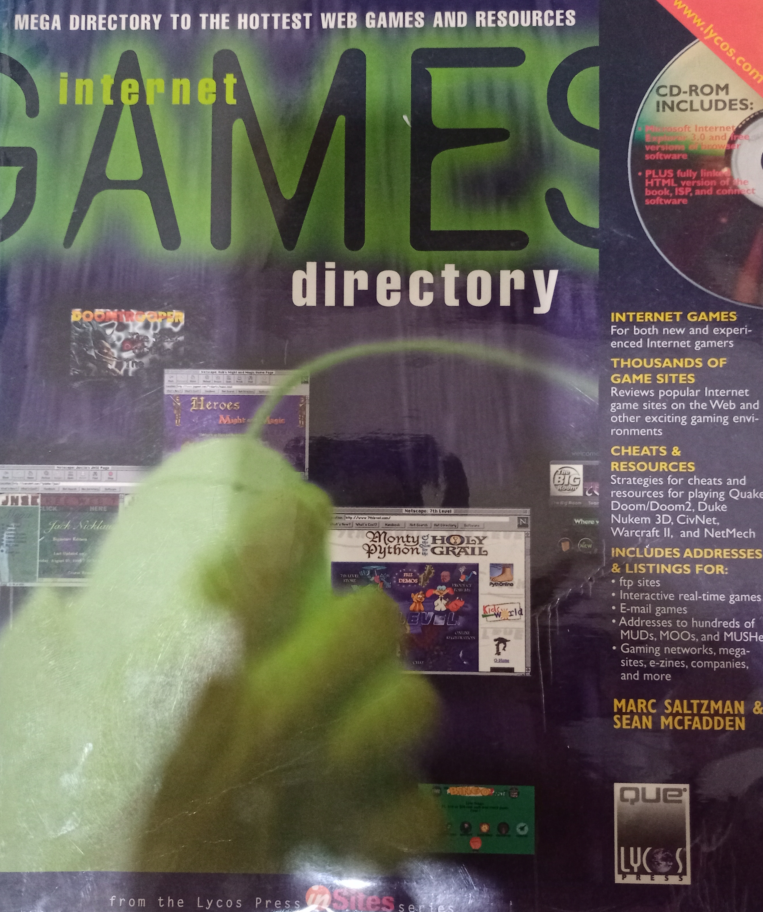 Book cover: Internet games directory