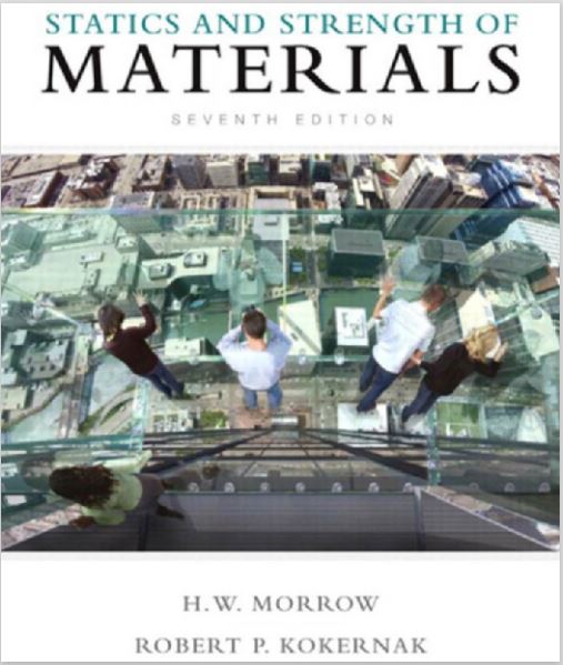 Book cover: Statics and strength of materials.