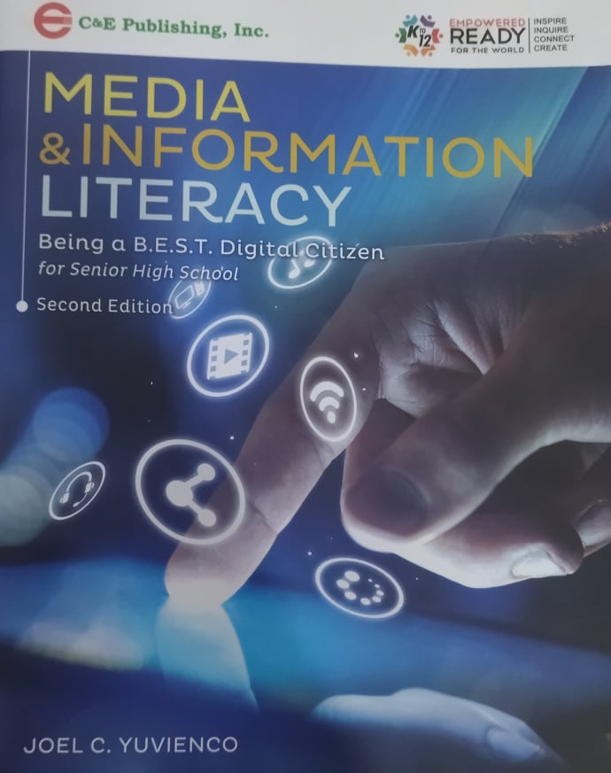 Book cover: Media & information literacy: being a B.E.S.T digital citizen for senior high school.