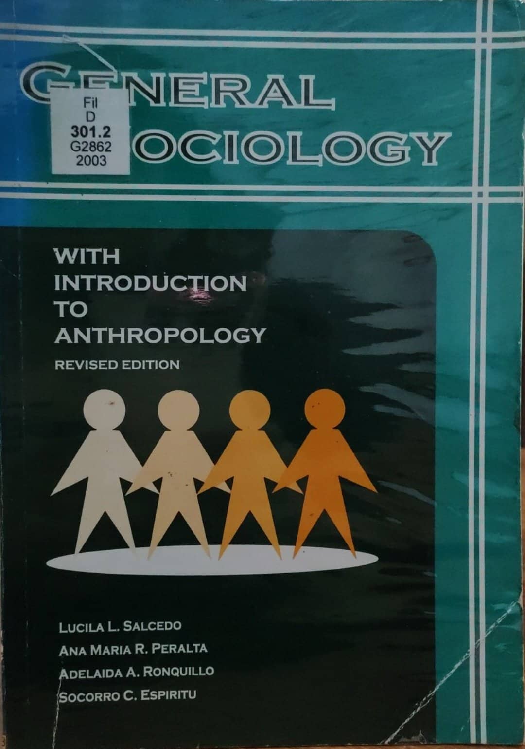 Book cover: General sociology: with introduction to anthropology.