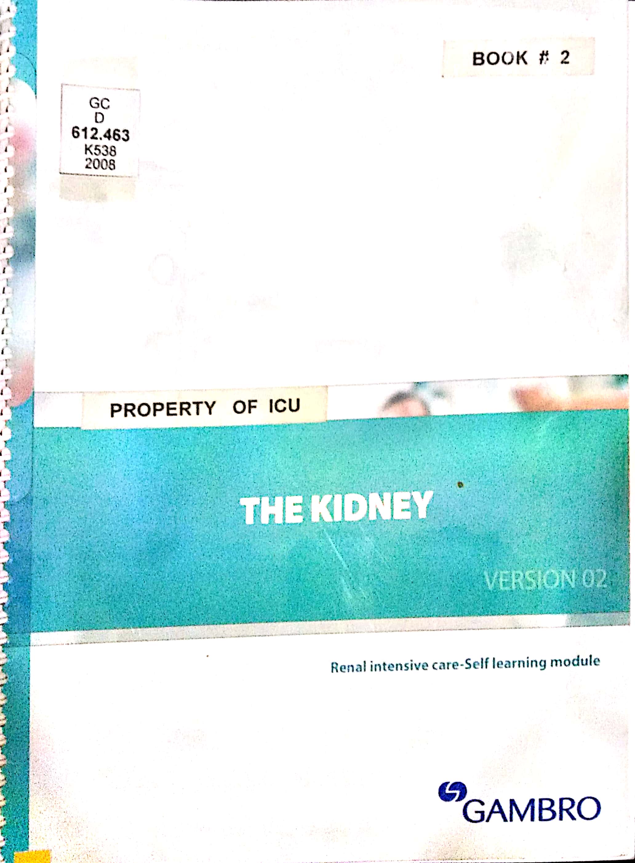 Book cover: The Kidney