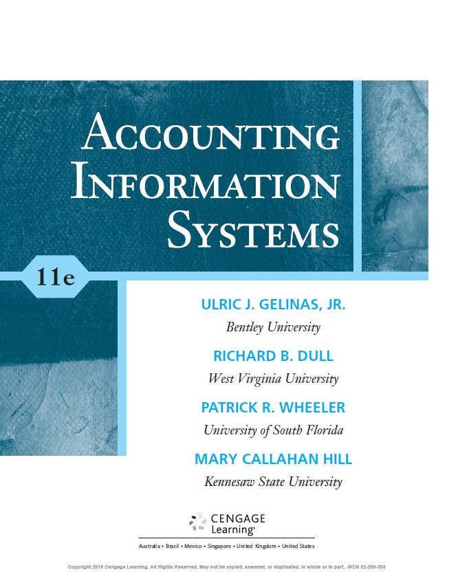 Book cover: Accounting Information systems