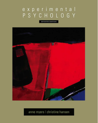 Book cover: Experimental psychology