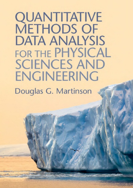 Book cover: Quantitative methods of data analysis for the physical sciences and engineering