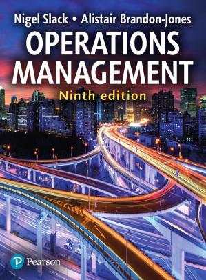 Book cover: Operations management