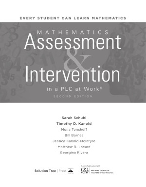 Book cover: Mathematics assessment and intervention in a plc at work®