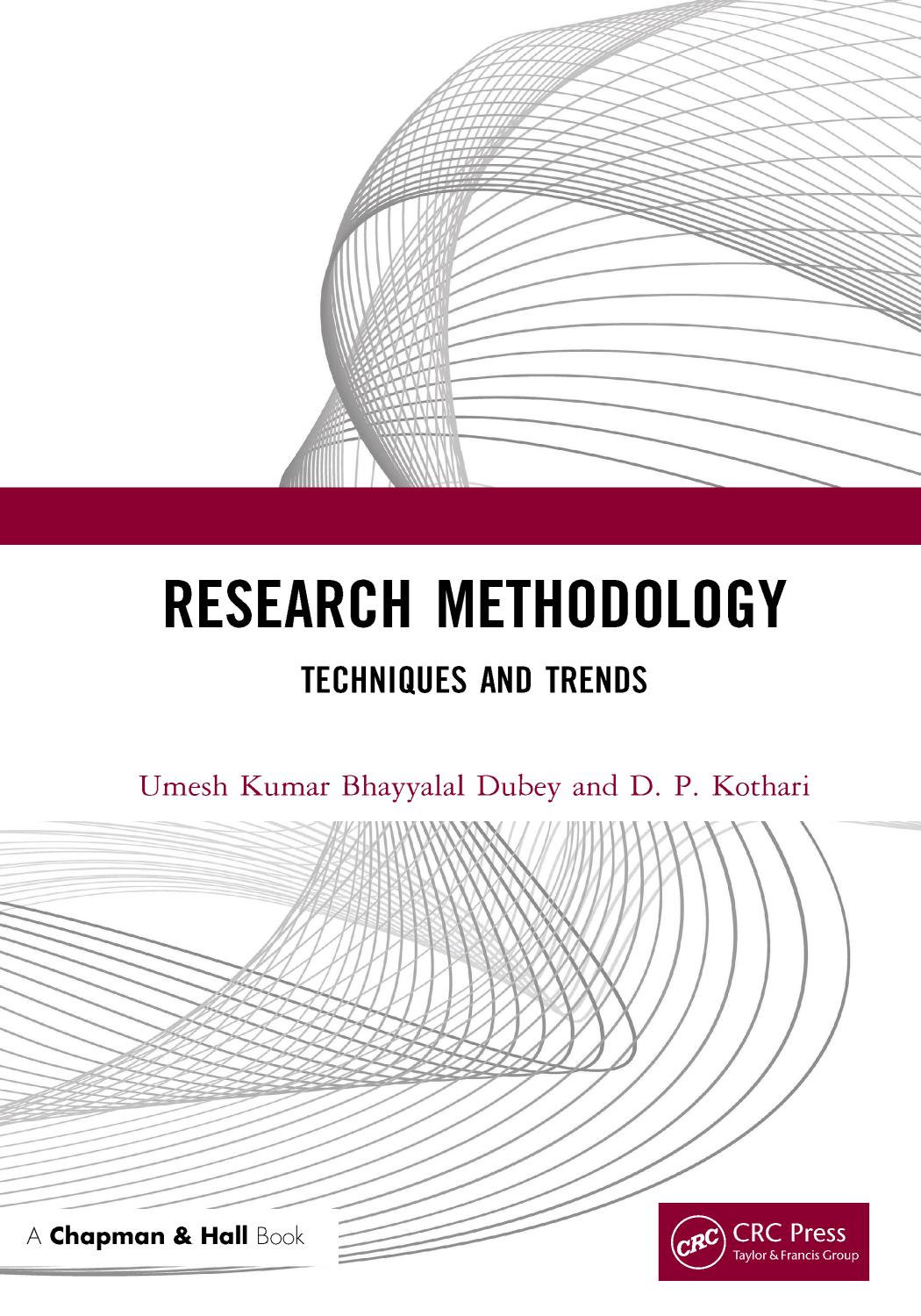 Book cover: Research methodology : techniques and trends