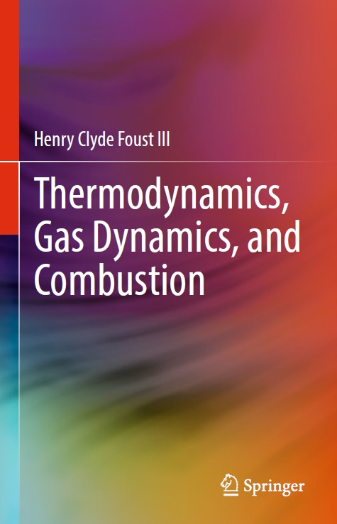 Book cover: Thermodynamics, gas dynamics, and combustion.
